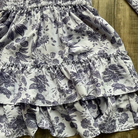 Hill House Home Talia Dress Lilac Tonal Crepe size XS - Picture 7 of 9